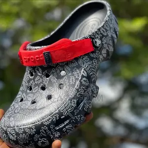 Photo - Original Crocs Off Terrain ‘Black/Red’ Men’S Sandal Shoes