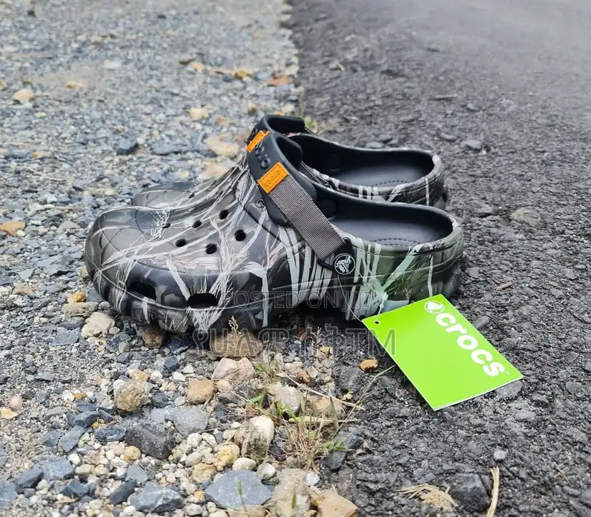 Original Crocs Off Terrain ‘Black/Grey’ Men’S Sandal Shoes