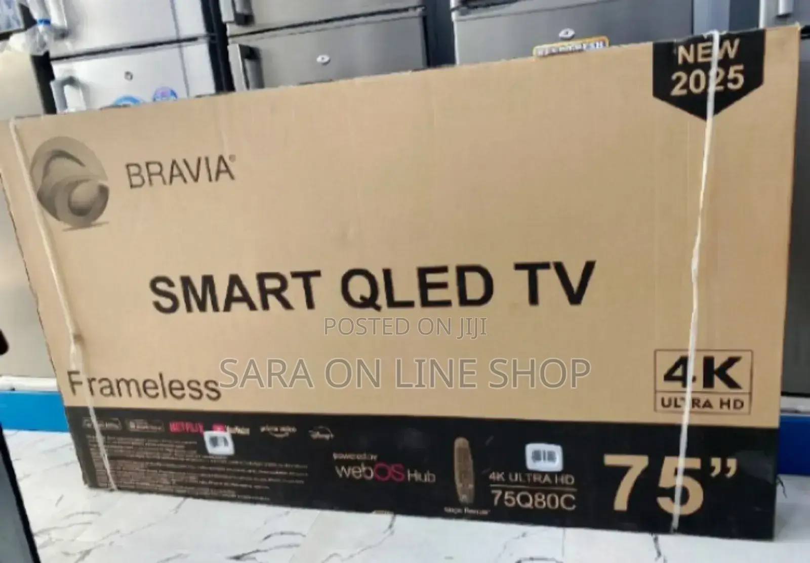 Bravia 75" Qled Framless Tv