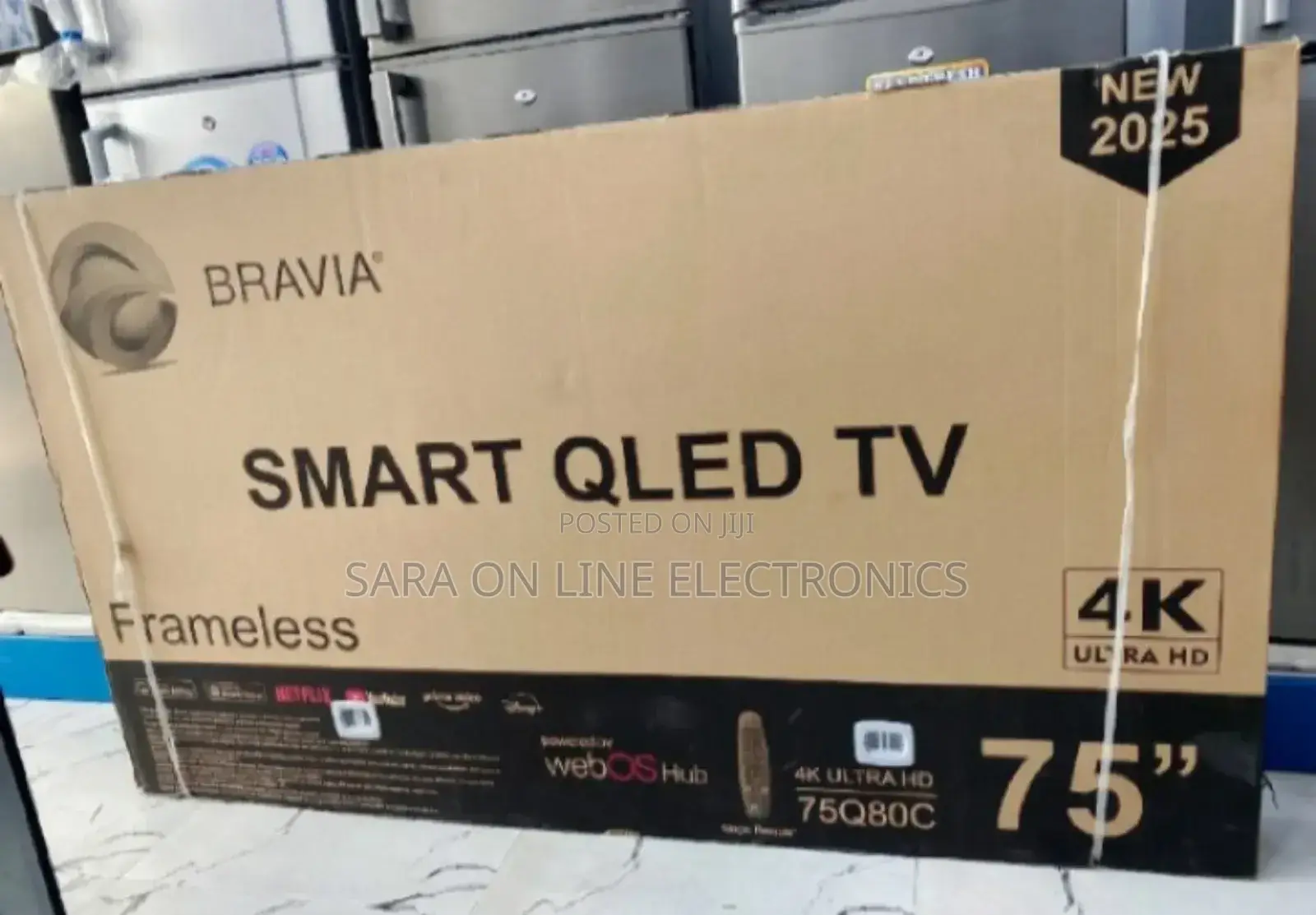 Bravia 75" Qled Framless Tv