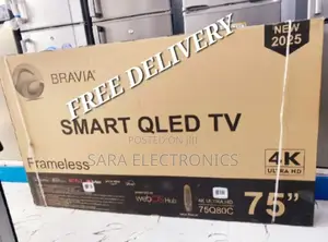 Bravia 75"Qled Tv Framless Smart Tv