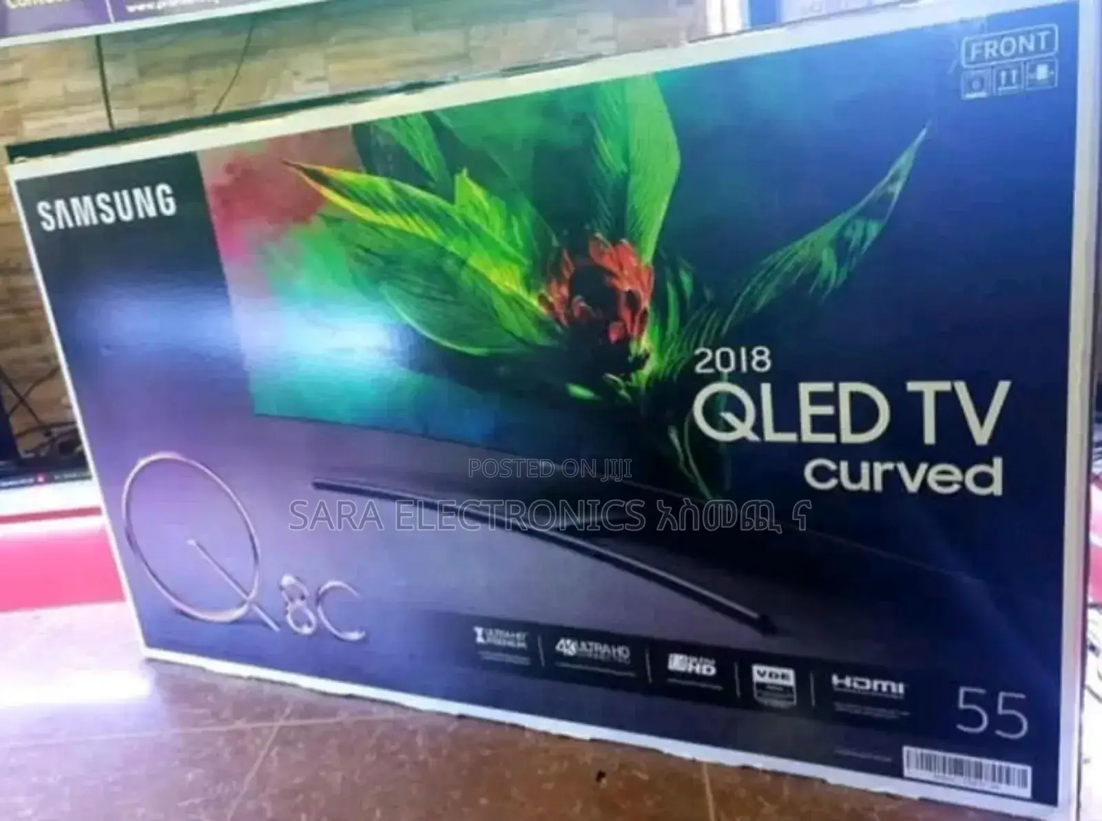 Samsung 55" ◈curved Qled Smart TV