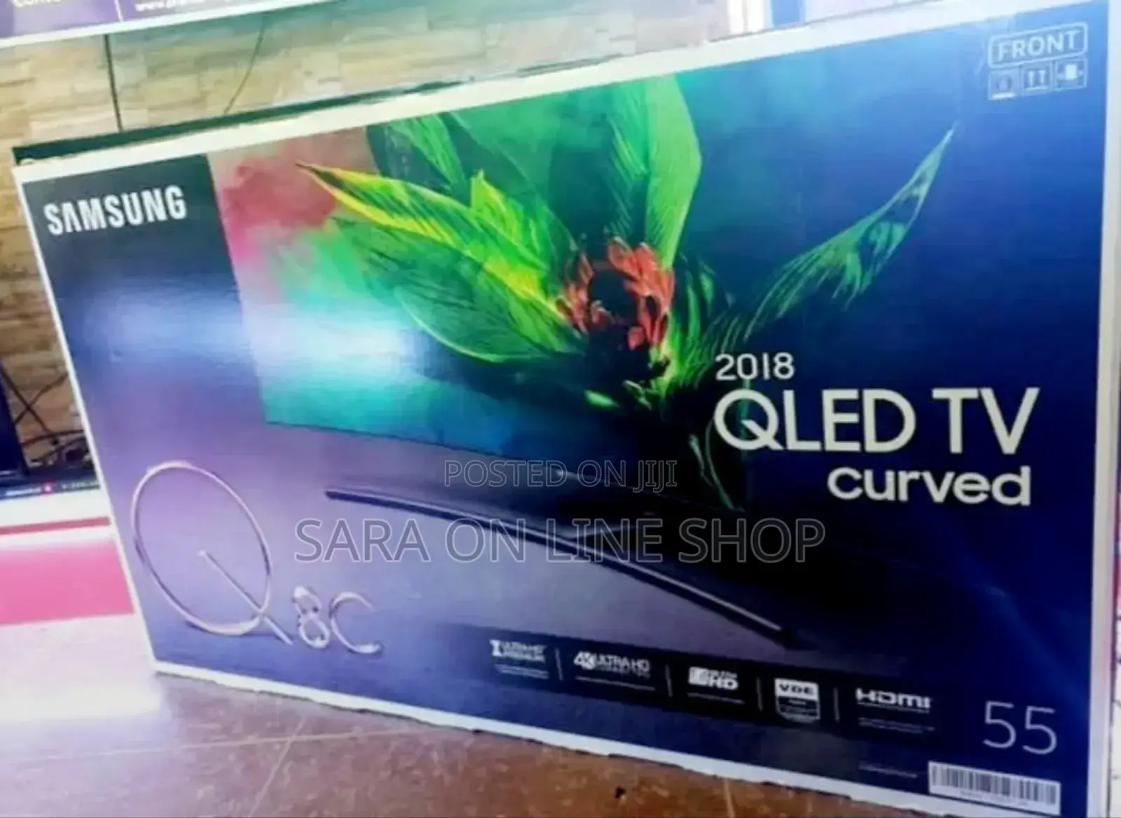Samsung 55" Curved Qled New 2018 Paked Tv