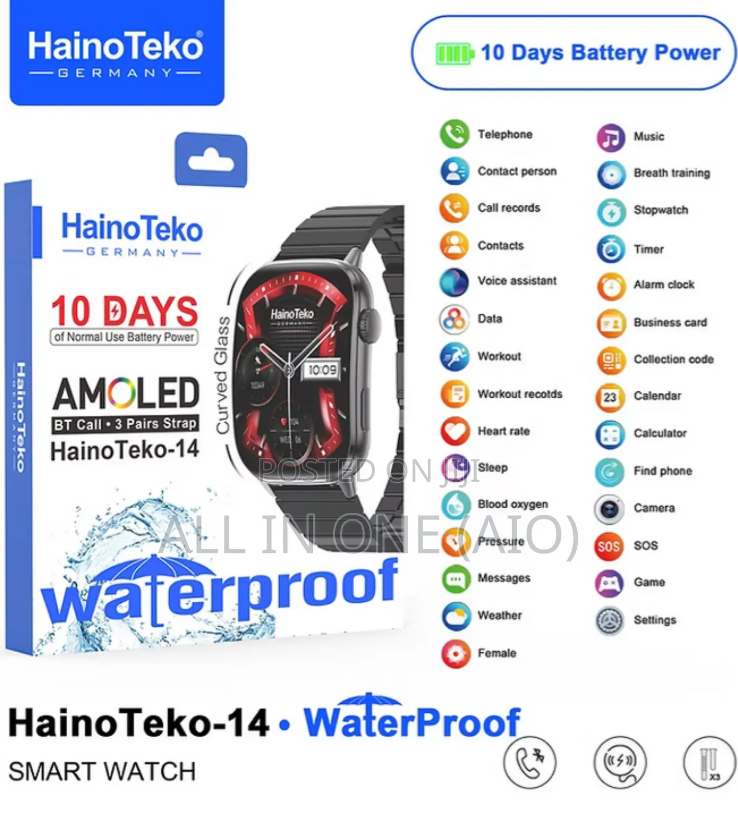 Hainoteko-14 Germany Smart Watch