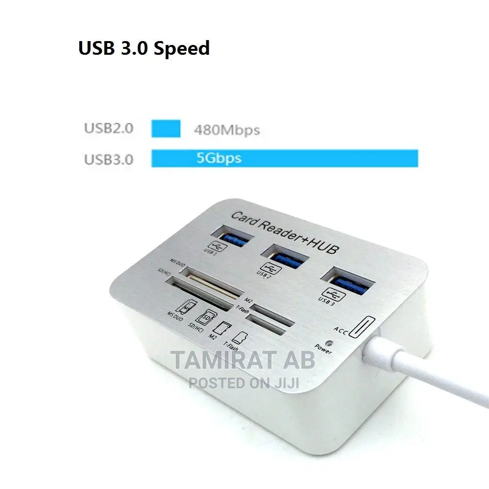 7 in 1 Hub 3.0/3.1 + Card Reader