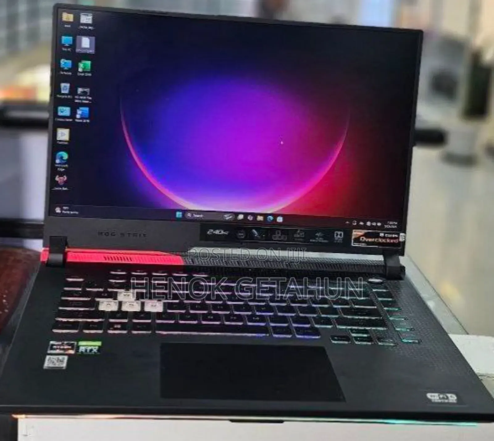 New Laptop Asus ROG Strix G16 G614 16GB AMD Ryzen 9 SSD 512GB