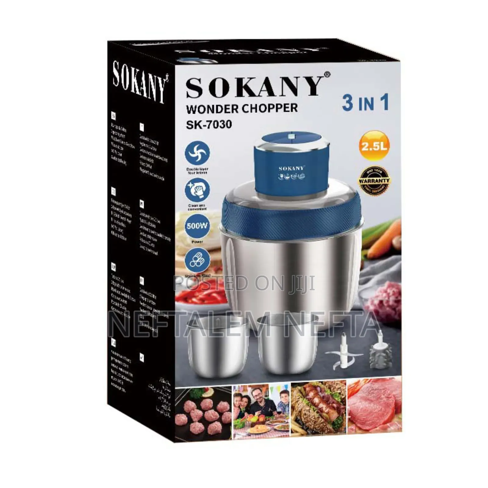 Sokany Garlic Peeler and Food Processor