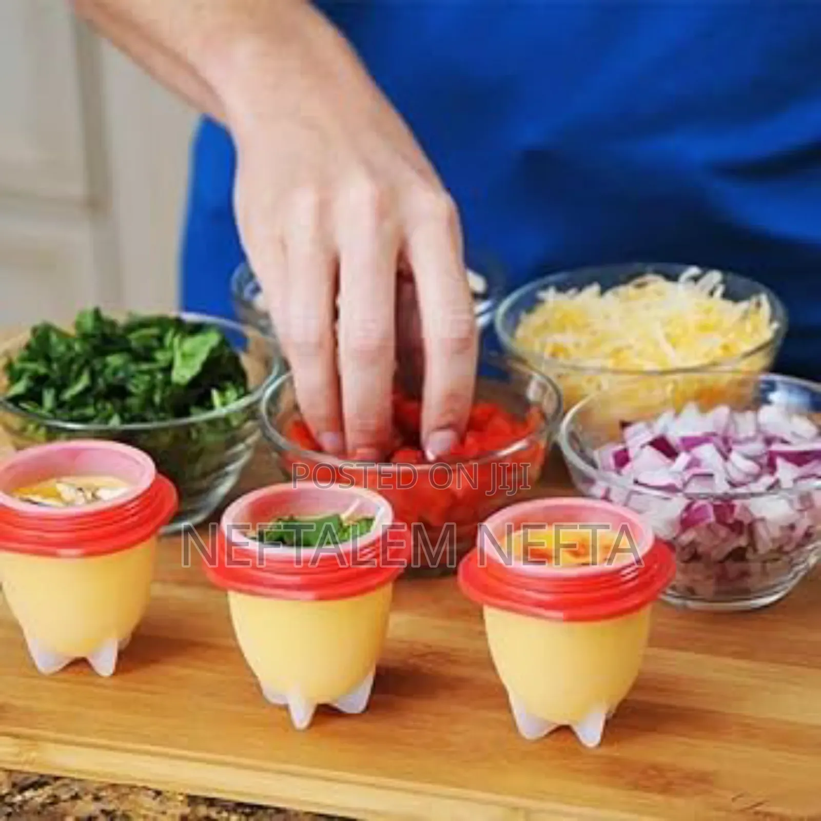 6 Pc Sillicon Egg Boiler