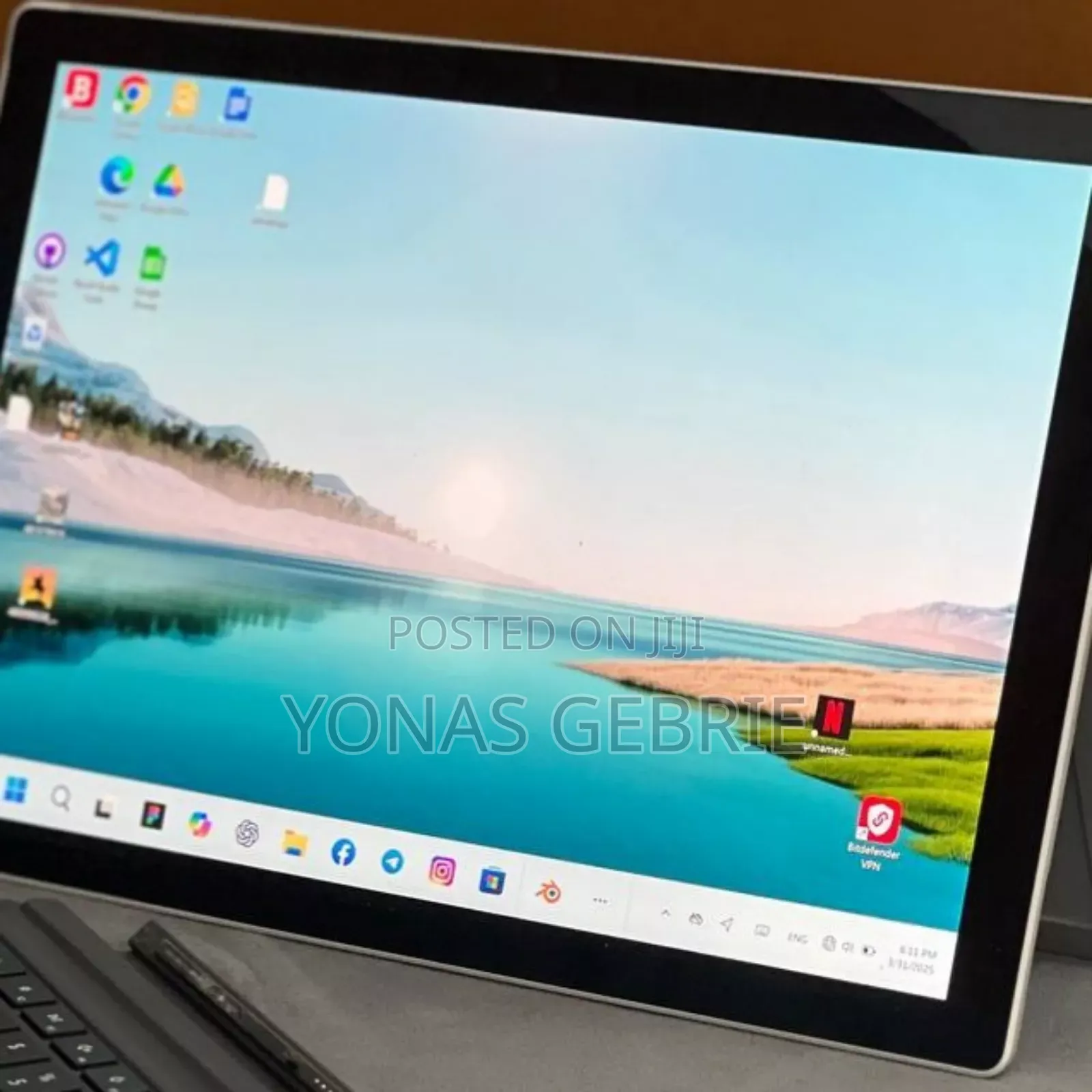 New Laptop Microsoft Surface 8GB Intel Core I5 SSD 256GB