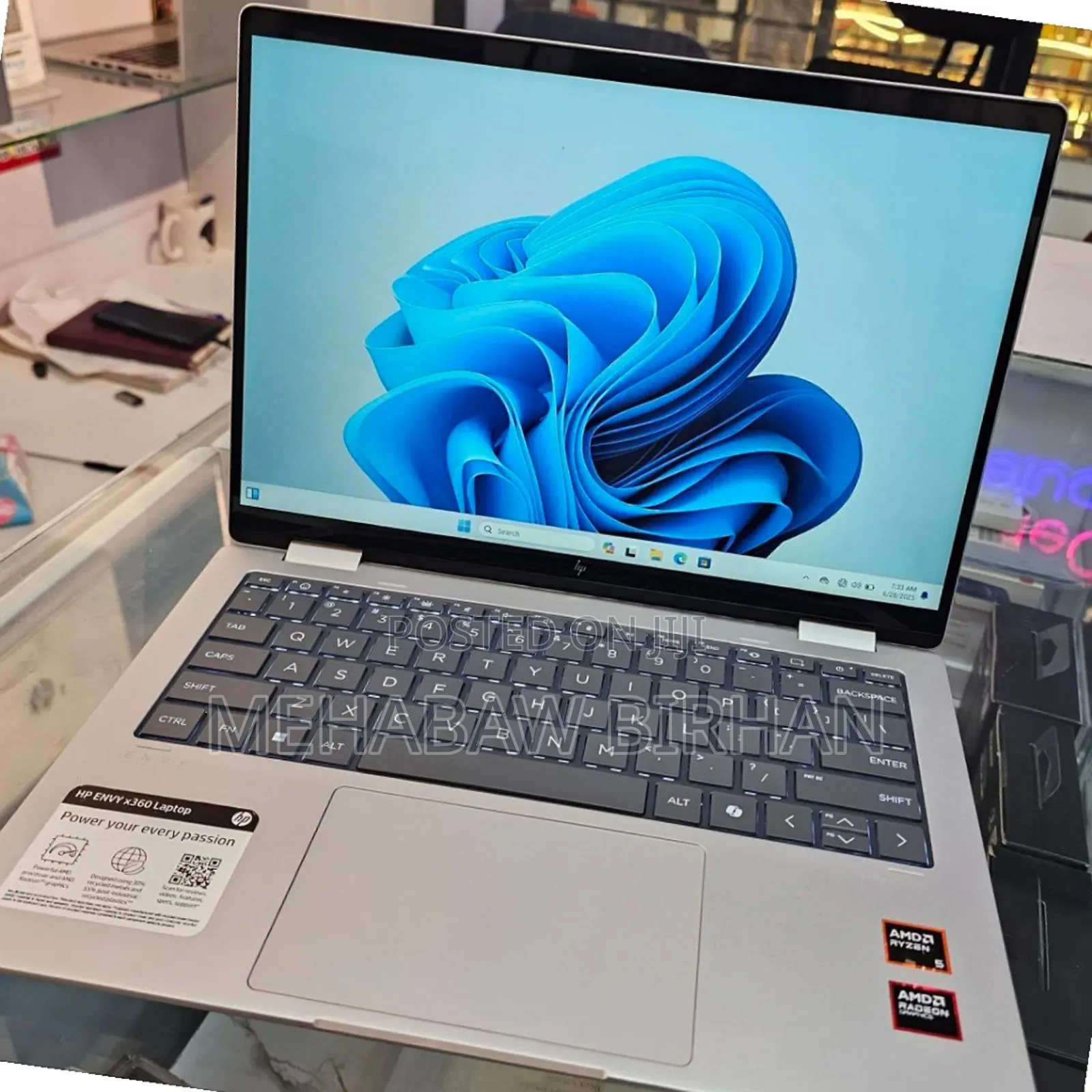 New Laptop HP Envy 14 16GB AMD Ryzen 5 SSD 512GB