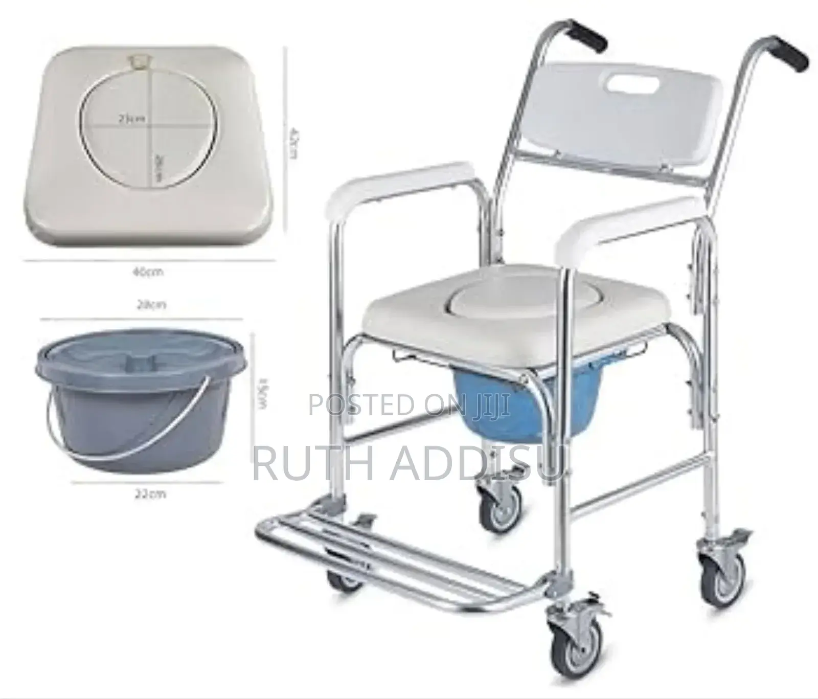 Commode Wheel Chair衹你poty Toilet Wheel Chair嵐的commode New
