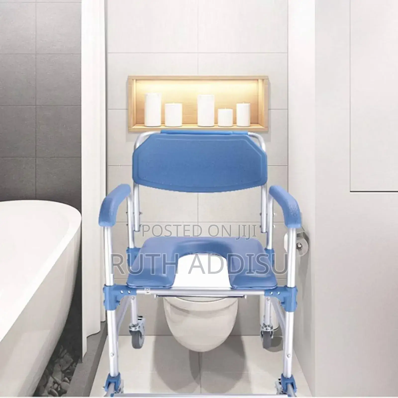 Commode Four Wheel Chair褚你poty Ealdely Commode衫軍medical New