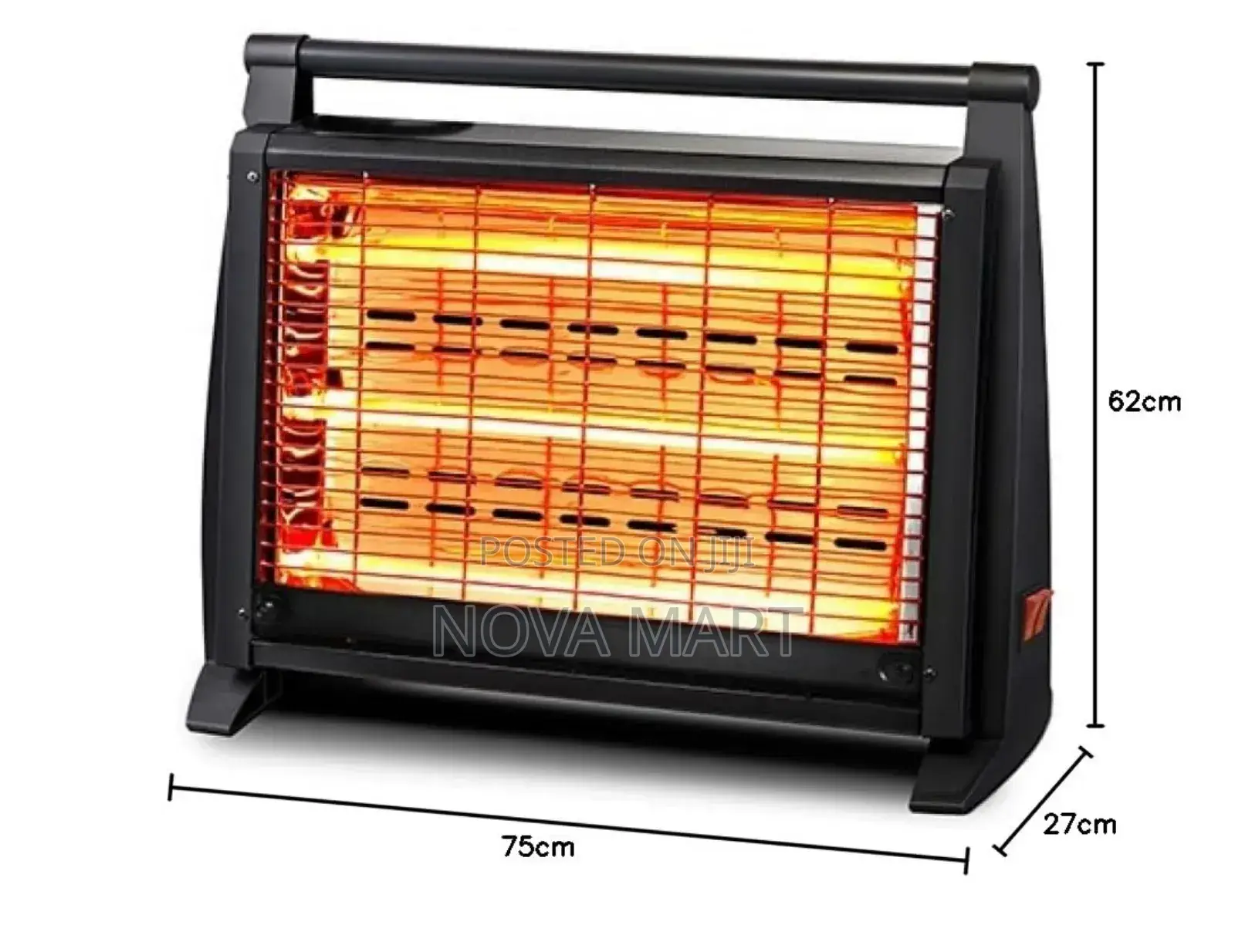 ባለ ሶስት አምፖል የሆነ የቤት ውስጥ ማሞቂያ