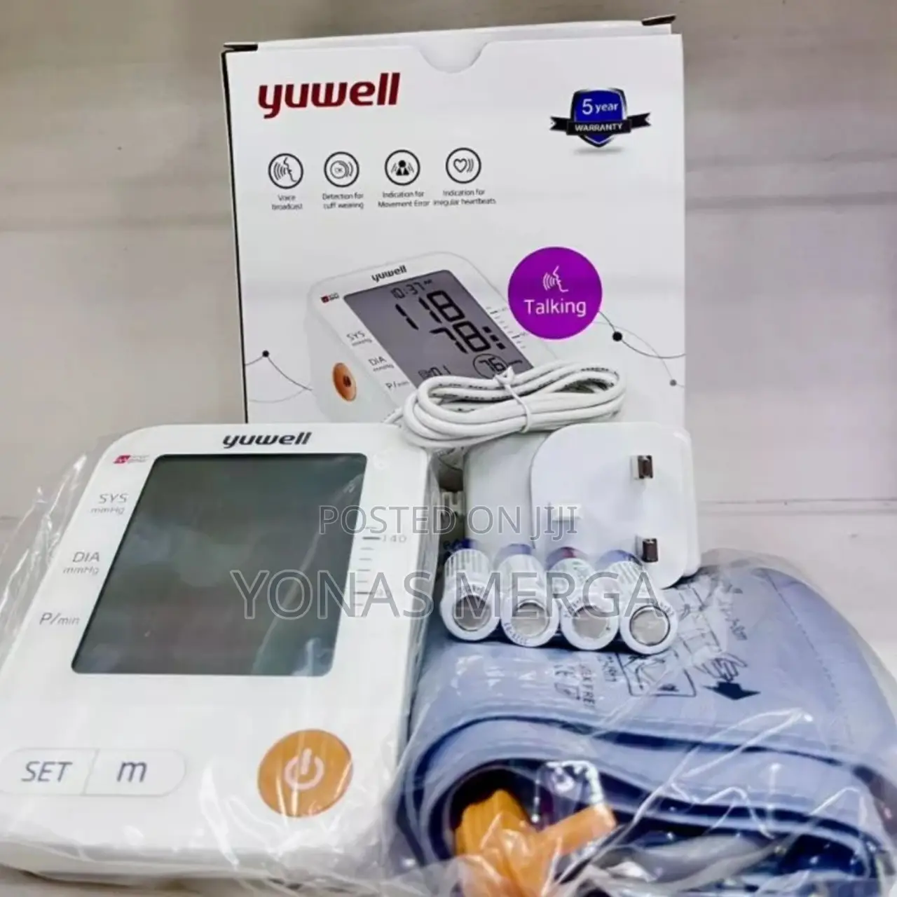 Accurate Bp Monitor壺0blood Pressure ٦計(6v/600ma) for Power