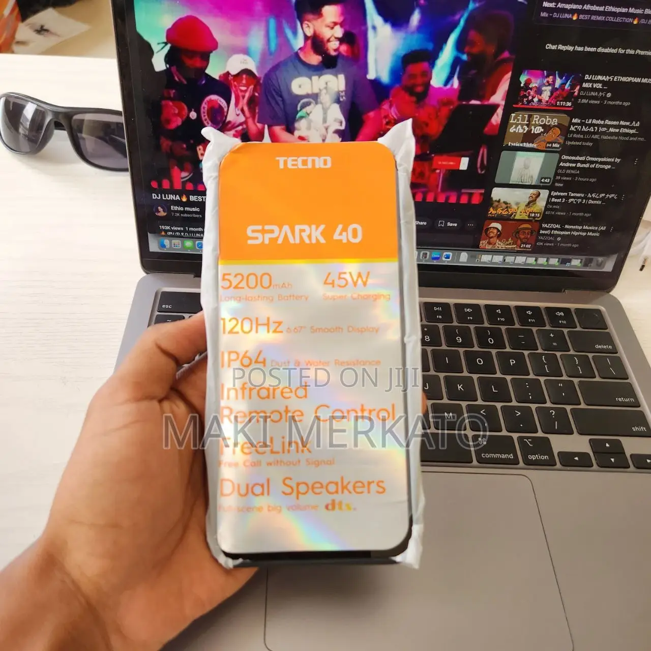 New Tecno Spark 40 128 GB Black