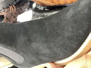 Chelsea Boots Faux Suede Black Elegant