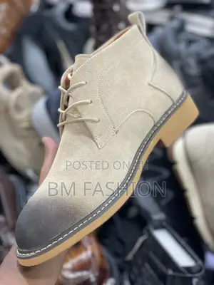 Creamy Chelsea Boots With Laces Classic Men’S Shoes