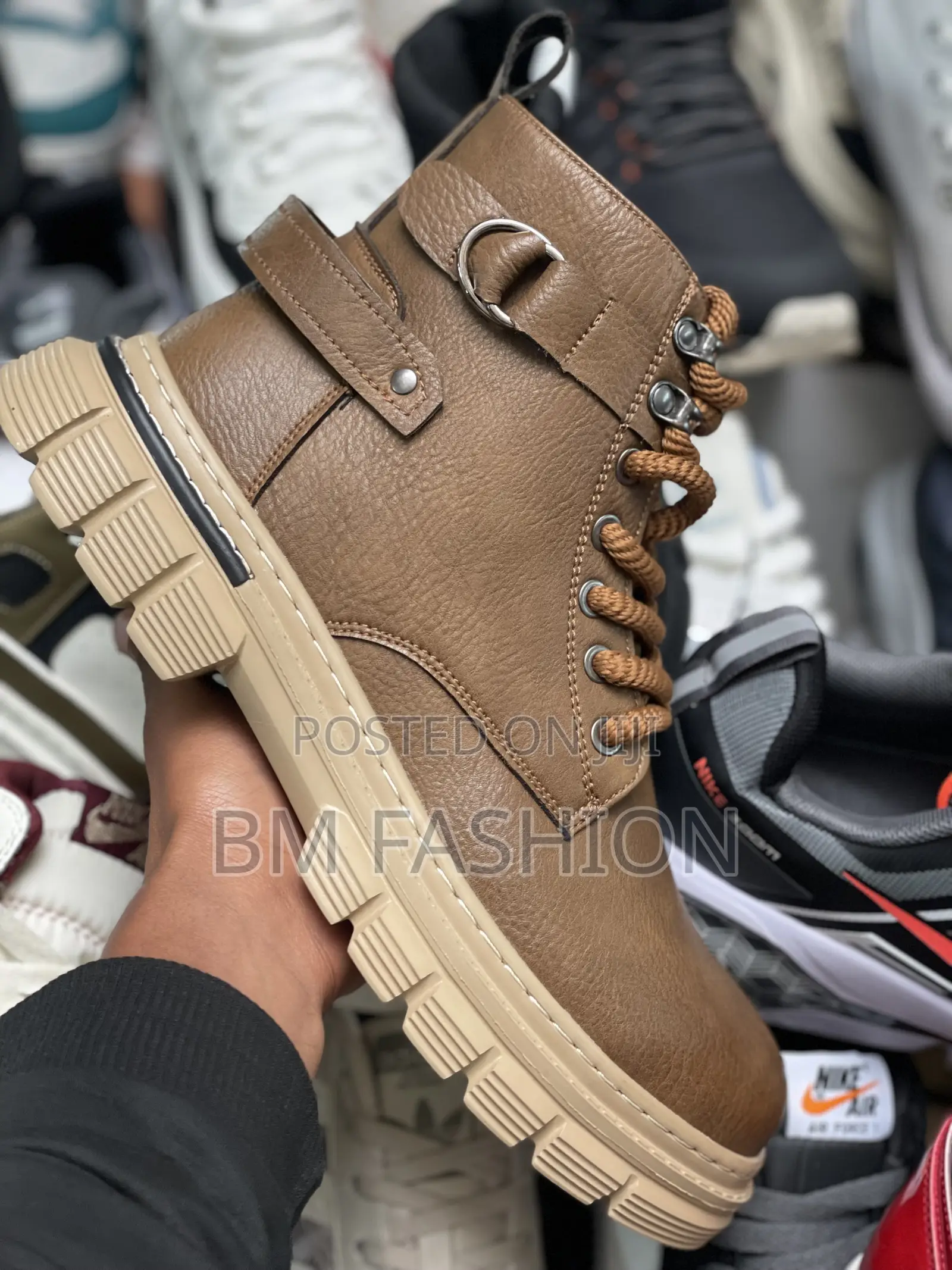 Classic Mens Leather Boots Fashion for Summer