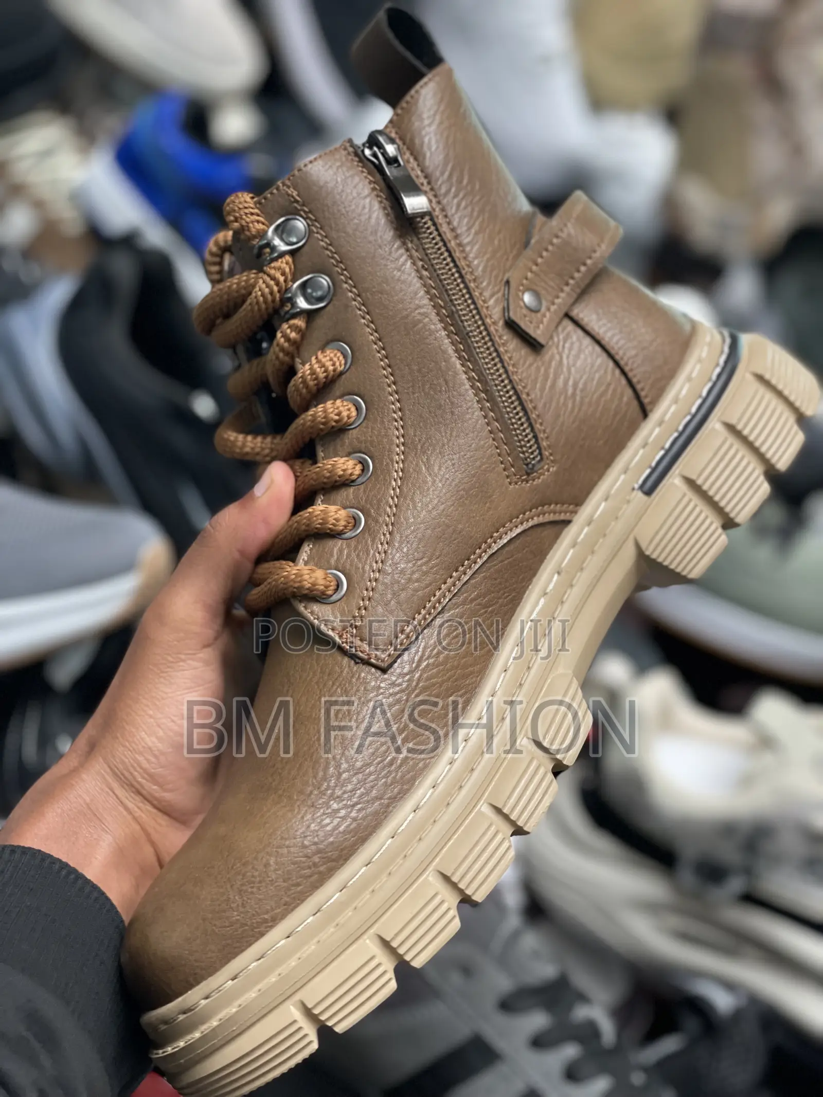 Classic Mens Leather Boots Fashion for Summer