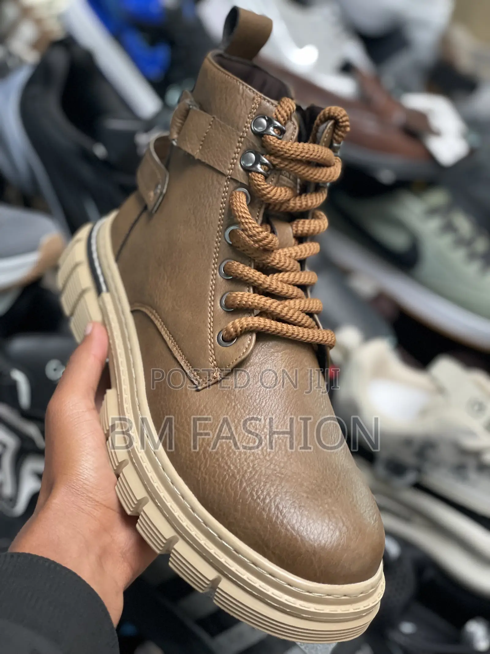 Classic Mens Leather Boots Fashion for Summer