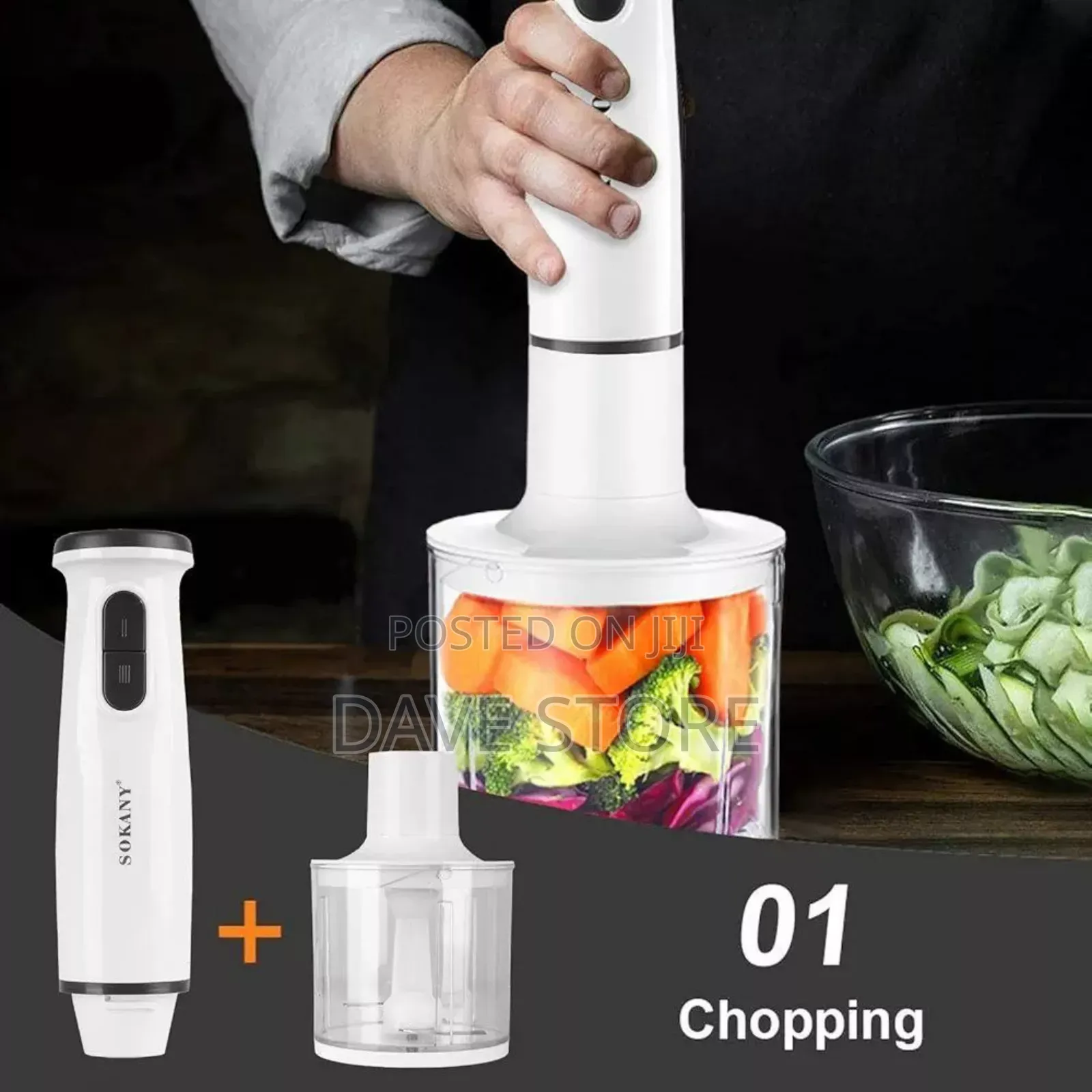 Sokany 4 in 1 Hand Blender