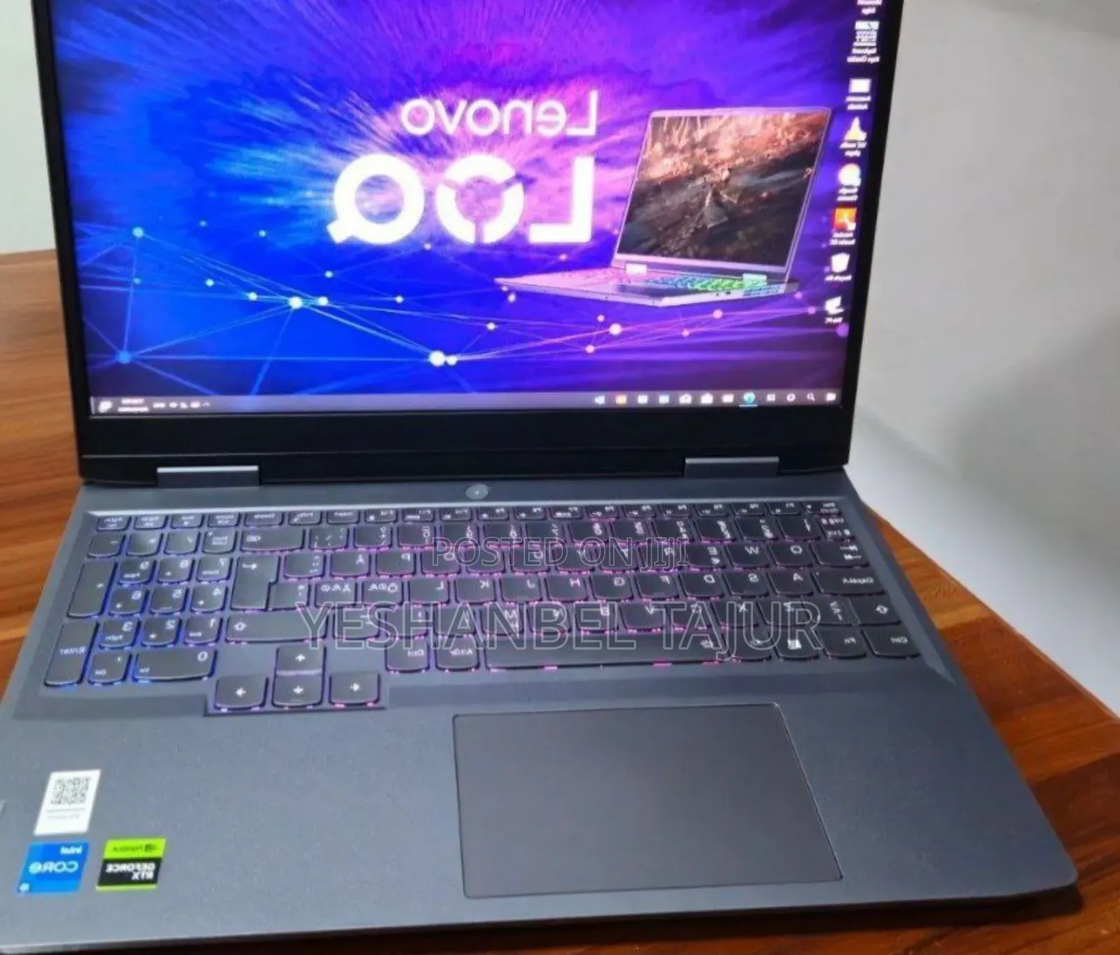 New Laptop Lenovo LOQ 15ARP9 16GB Intel Core I5 SSD 512GB