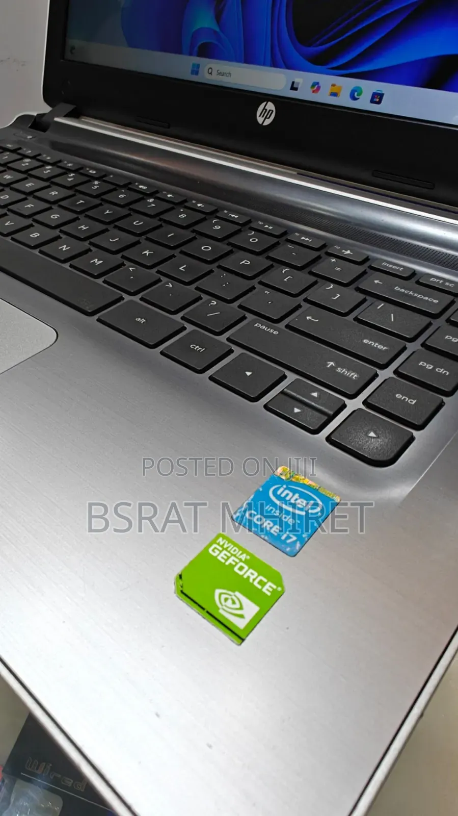 New Laptop HP Pavilion 15 8GB Intel Core I7 SSD 256GB