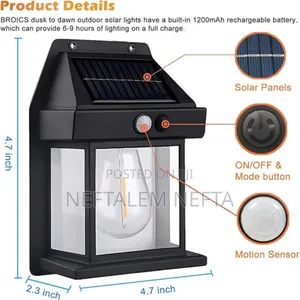 Photo - Solar Induction Wall Lamp