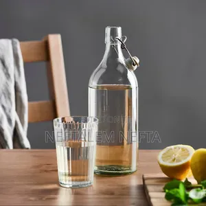 Ikea Bottle With Stopper .Clear Glass
