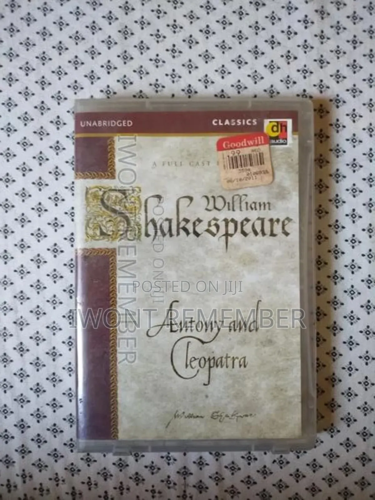 Anthony Cleopatra by W. Shakespeare