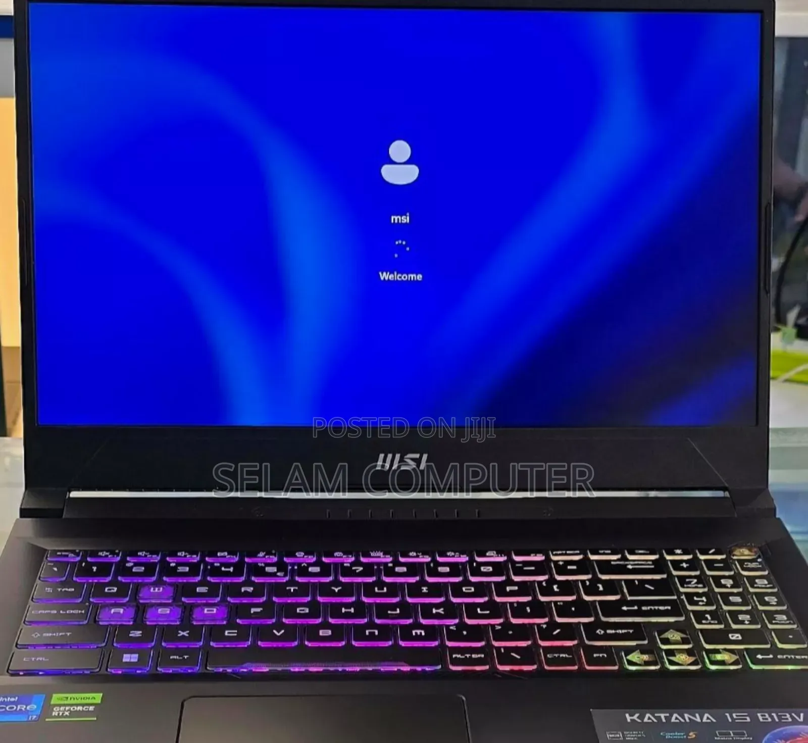 New Laptop MSI Katana 15 16GB Intel Core I7 SSD 512GB