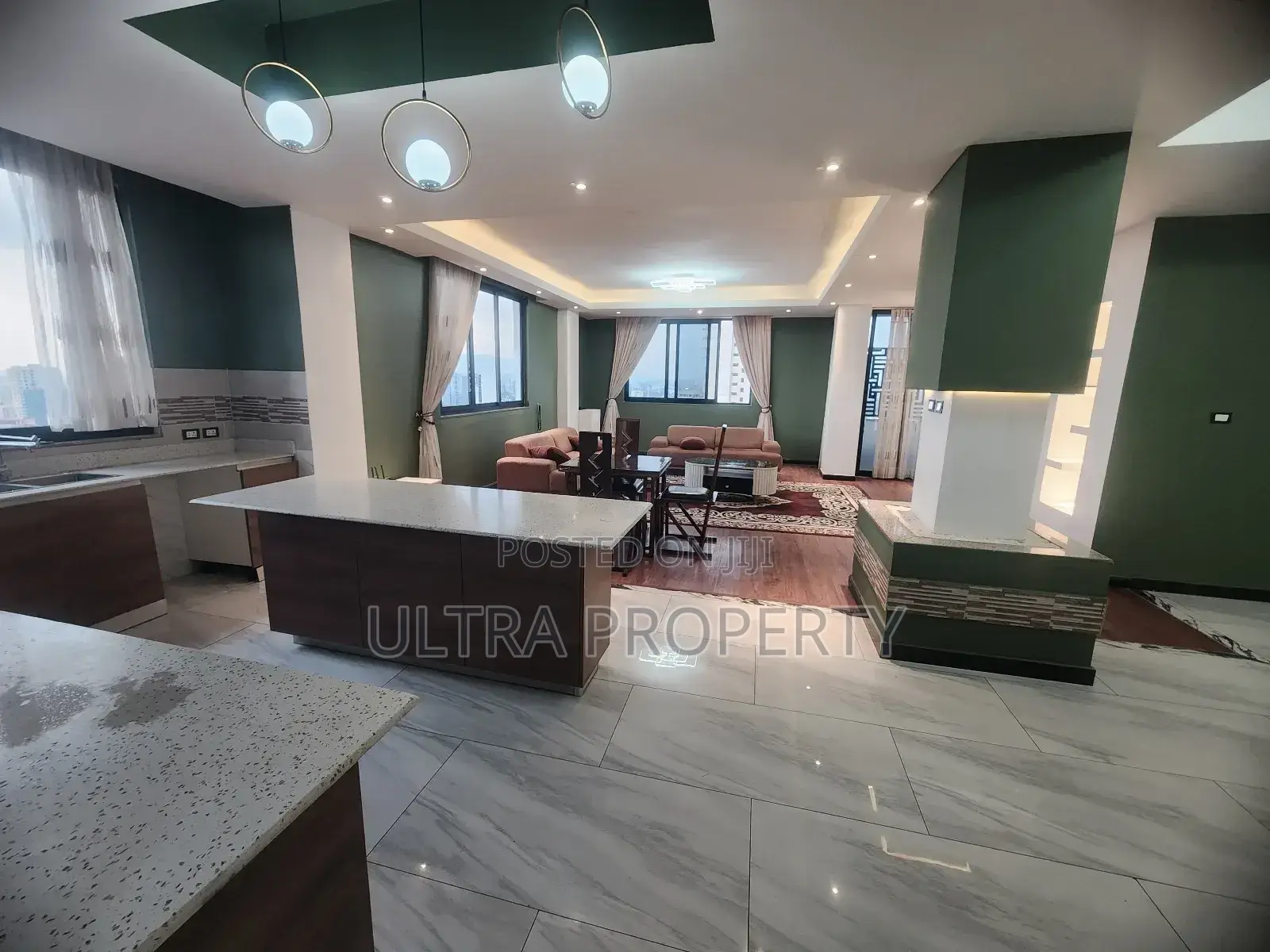 Furnished 3bdrm Apartment in Bole for rent