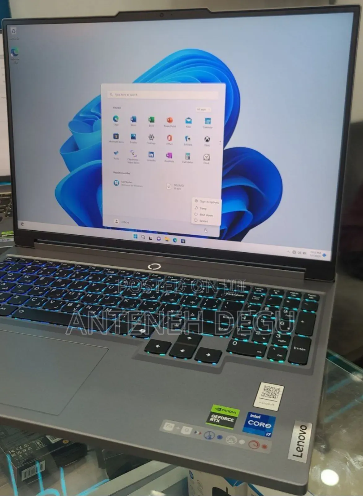 New Laptop Lenovo Legion 5 16GB Intel Core I7 SSD 1T