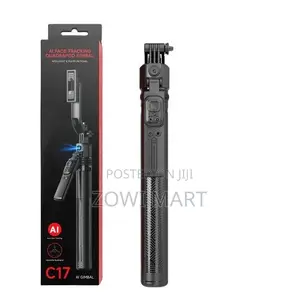 Auto Face Tracking Quadrapod Ai Gimbal Monopod