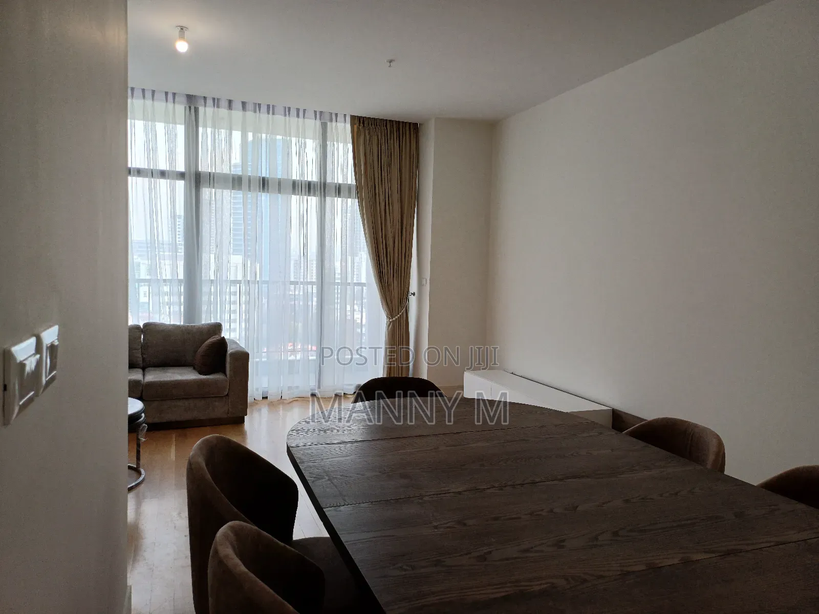 Furnished 3bdrm Apartment in One Eagle Hill La, Kirkos for rent