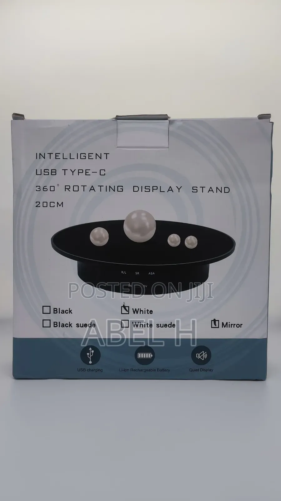 Electric 360° Rotating Display Stand