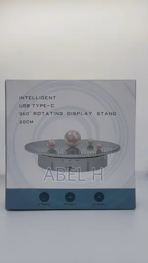 Photo - Electric 360° Rotating Display Stand