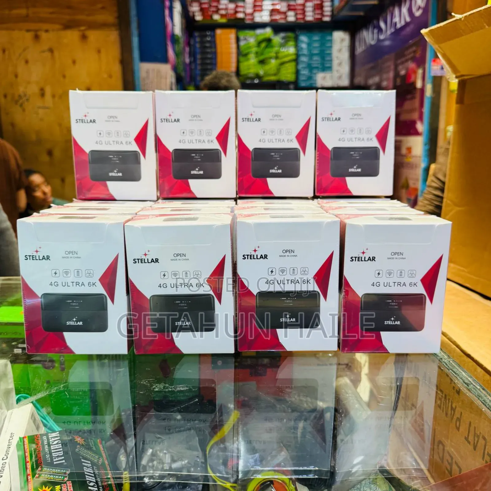 Stellar 4g Router and Power Bank 6000mah