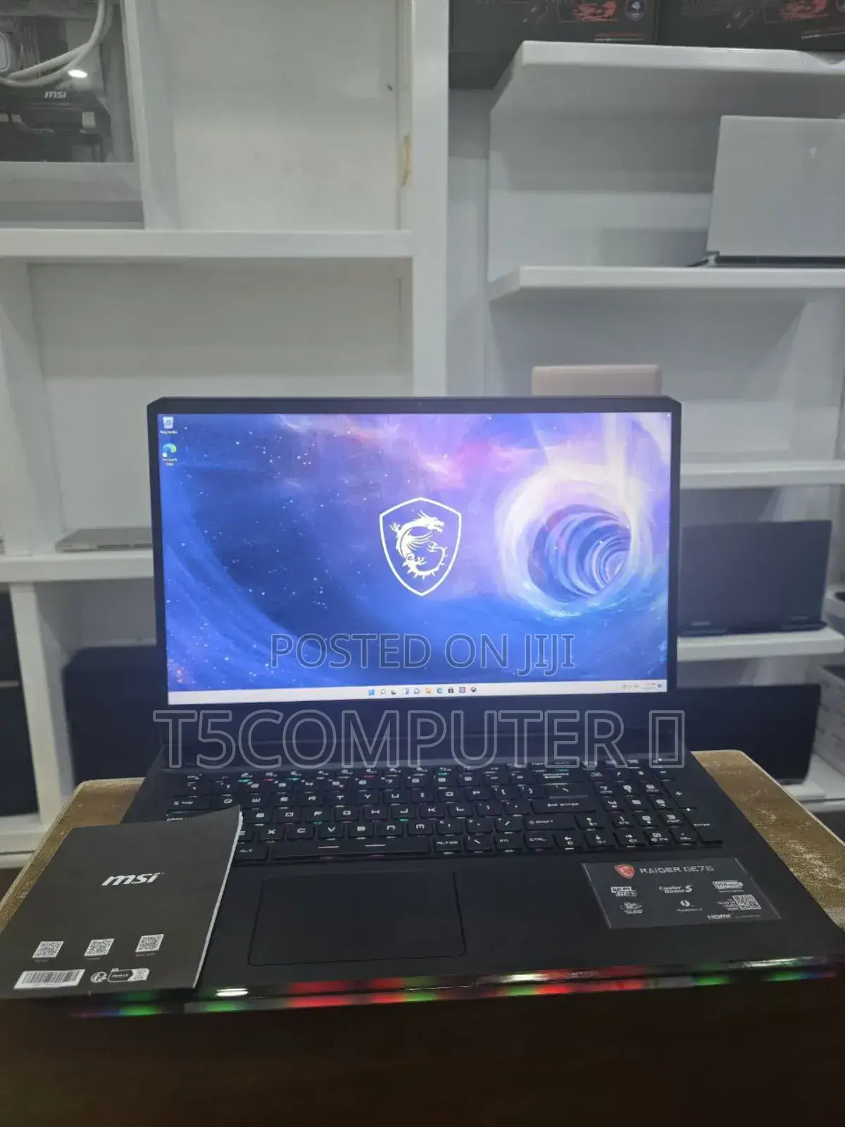 New Laptop MSI Katana GF76 16GB Intel Core I9 SSD 1T
