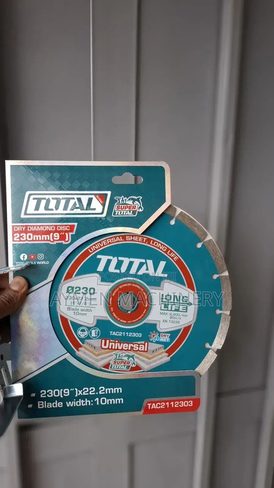 Total Diamond Disc 230mm ለሴራሚክ ለማርብል