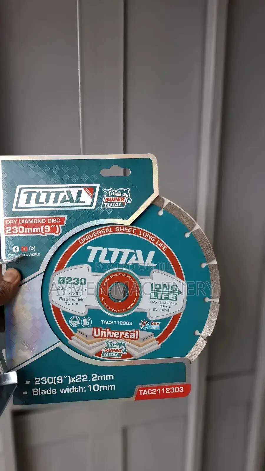 Total Diamond Disc 230mm ለሴራሚክ ለማርብል