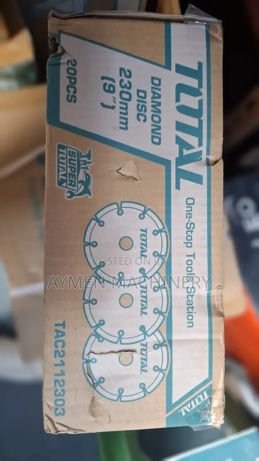 Total Diamond Disc 230mm ለሴራሚክ ለማርብል