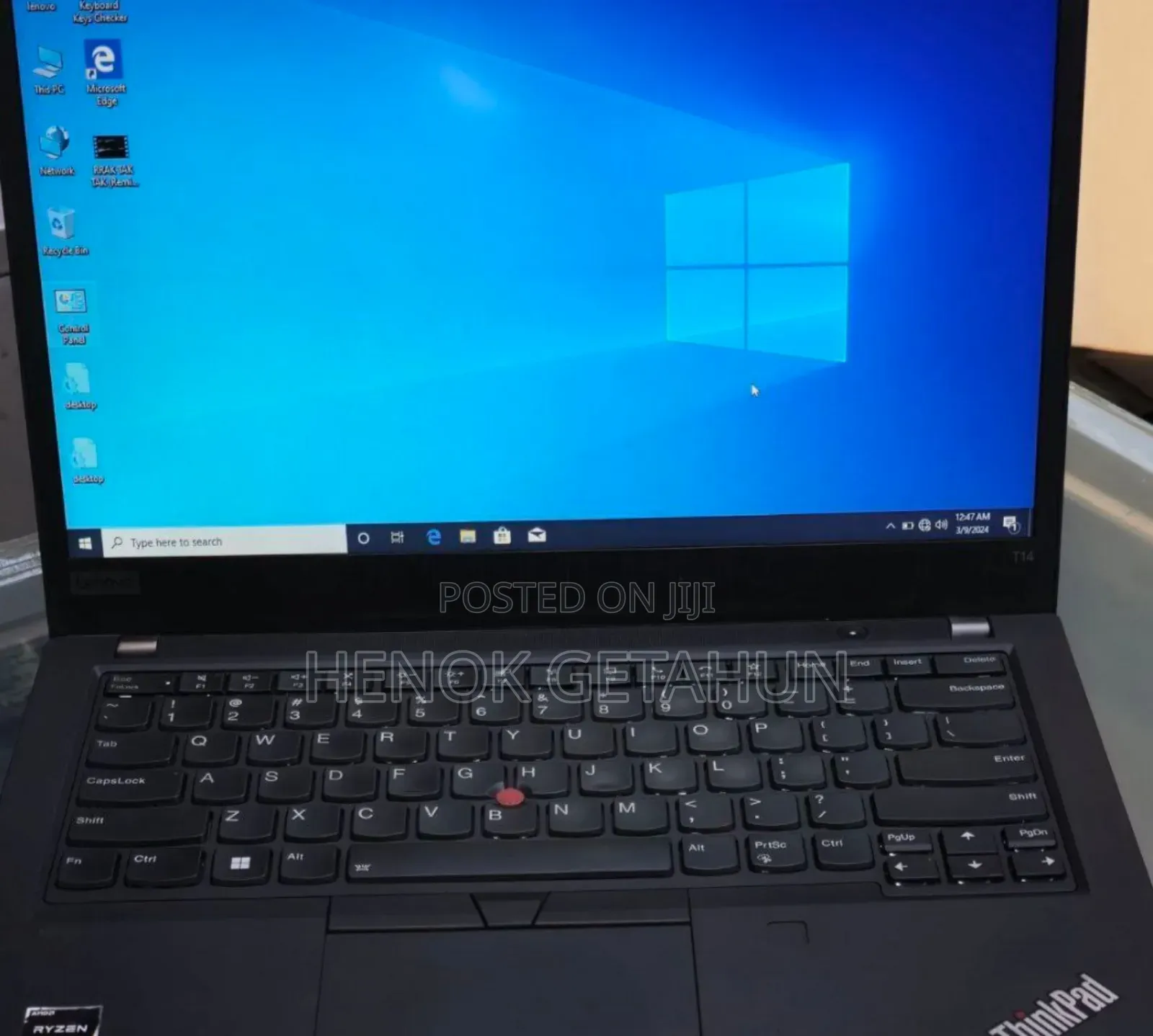 New Laptop Lenovo ThinkPad T14 16GB AMD Ryzen 7 SSD 512GB