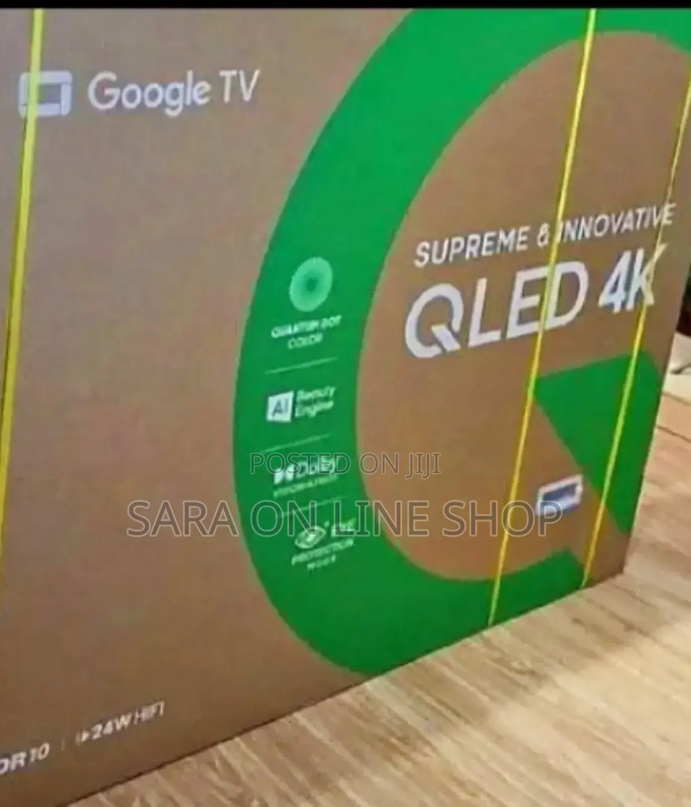 Syinix 75" Qled Smart Tv New 2025 5 Years Warranty