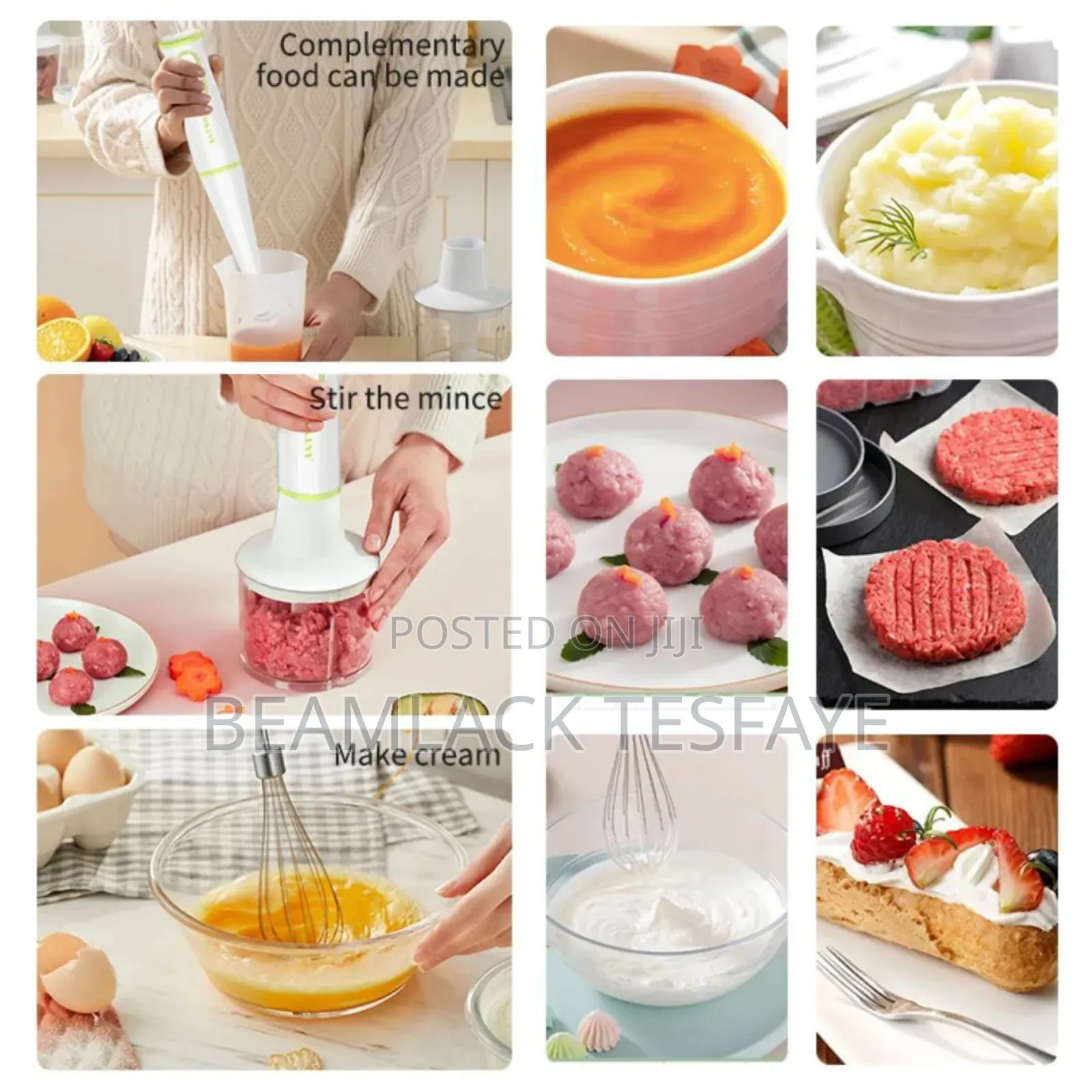 Sokany 4 in 1 Multifunctional Hand Blender