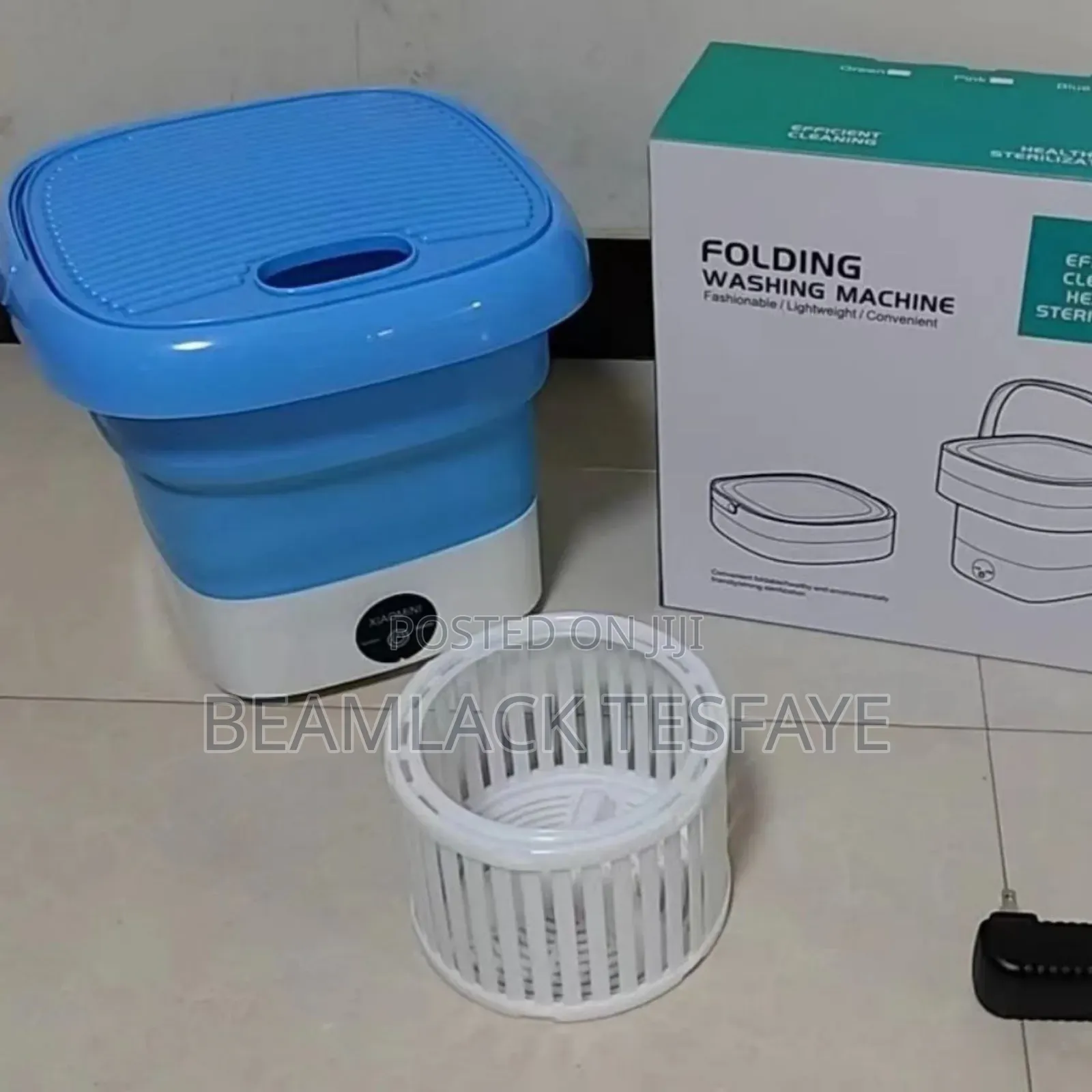 Folding Washing Machine 
ተጣጣፊ የልብስ ማጠቢያ ማሽን