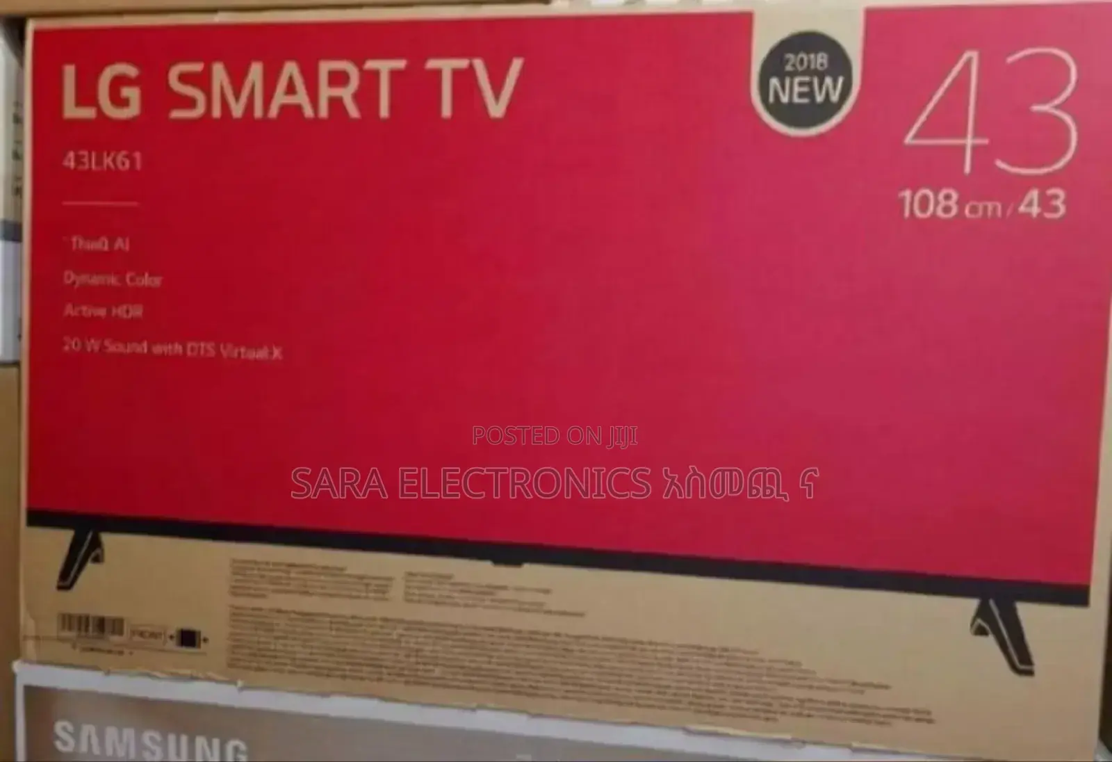 Lg 43" New Paked