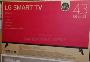 Lg 43" New Paked