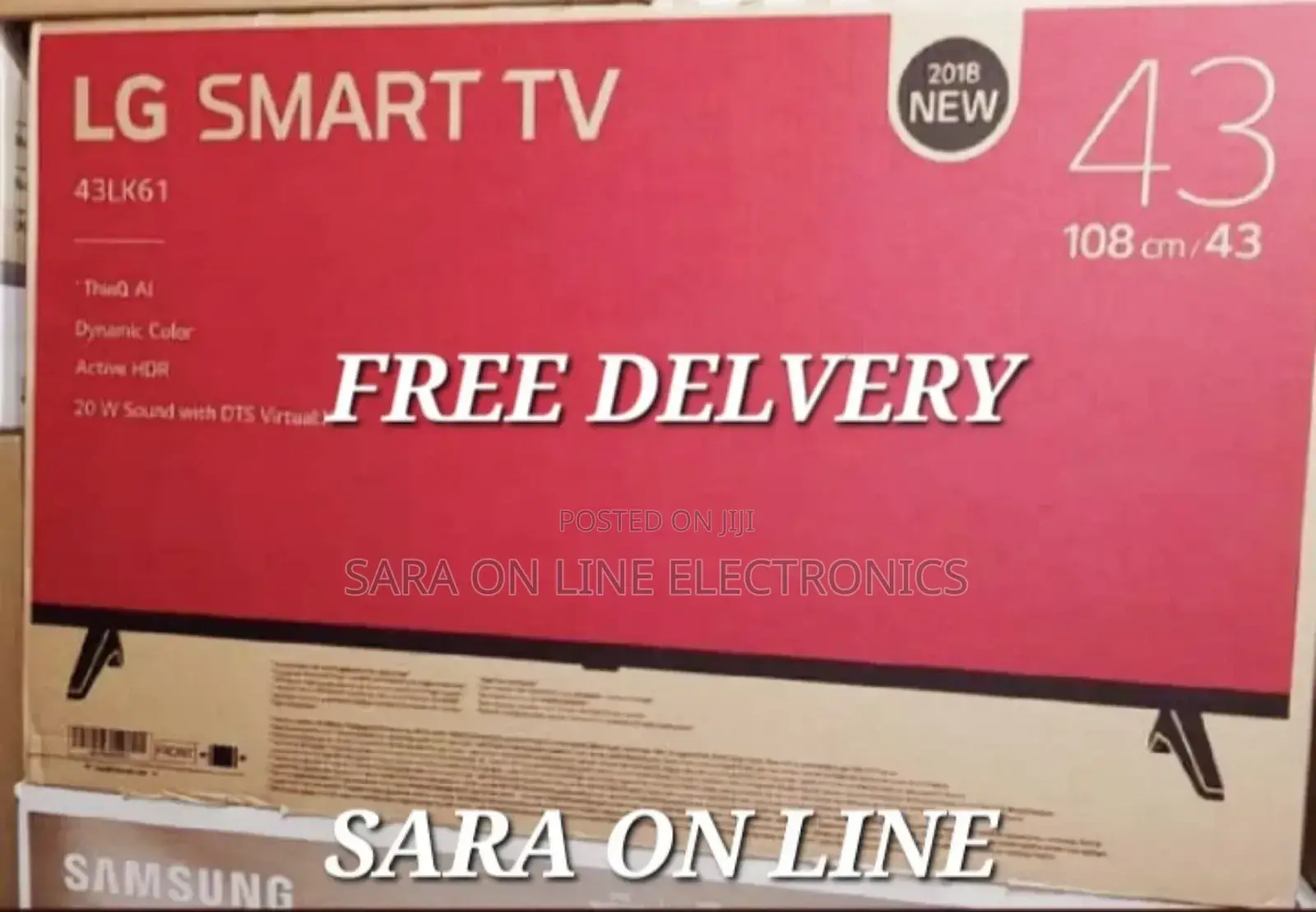 Lg 43" New 2018 Paked