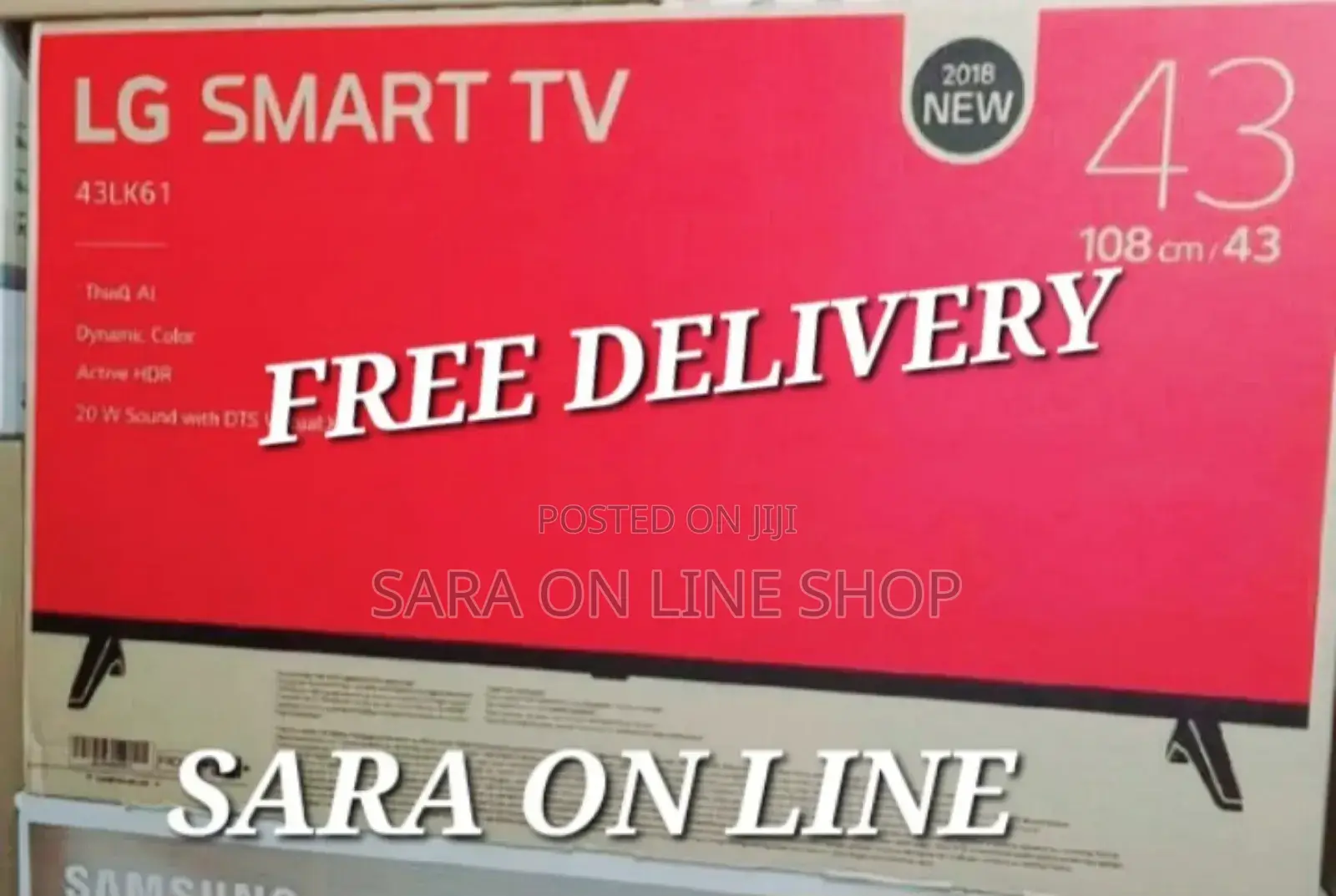 Lg 43" New 2018 Paked